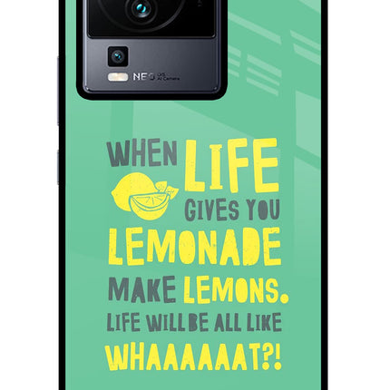 Quote iQOO Neo 7 Glass Case Back Cover by Casekaro