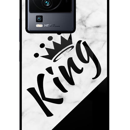 King iQOO Neo 7 Glass Case Back Cover by Casekaro