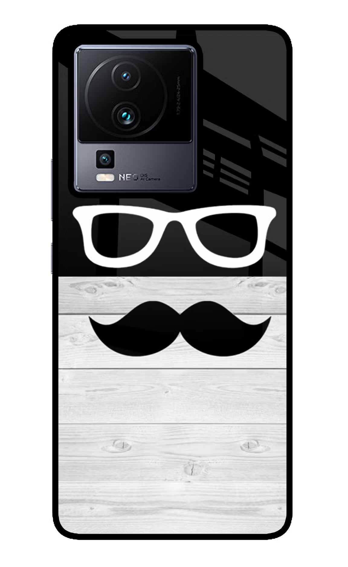 Mustache iQOO Neo 7 Glass Case