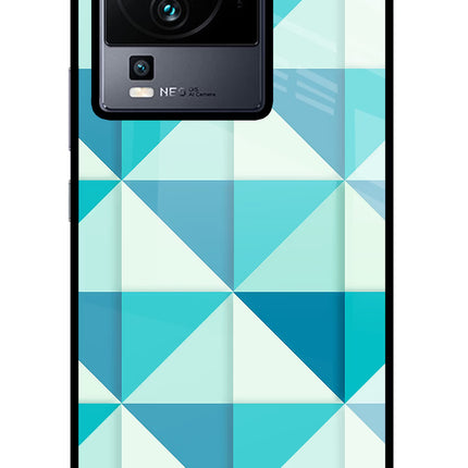 Abstract iQOO Neo 7 Glass Case Back Cover by Casekaro