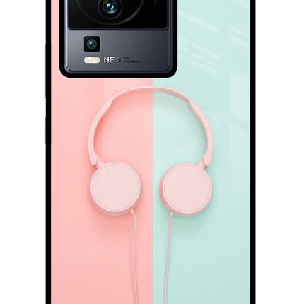 Music Lover iQOO Neo 7 Glass Case Back Cover by Casekaro