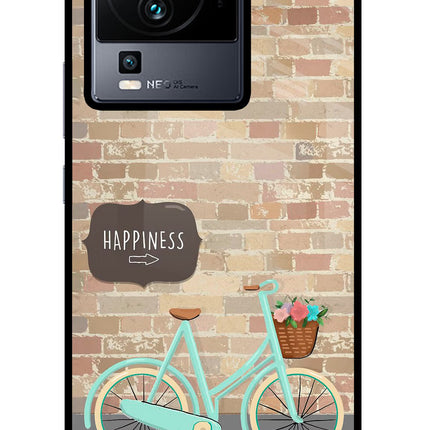 Happiness Artwork iQOO Neo 7 Glass Case Back Cover by Casekaro