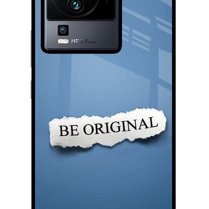 Be Original iQOO Neo 7 Glass Case Back Cover by Casekaro