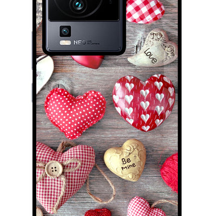 Love Wallpaper iQOO Neo 7 Glass Case Back Cover by Casekaro