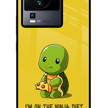 I'm on Ninja Diet iQOO Neo 7 Glass Case Back Cover by Casekaro