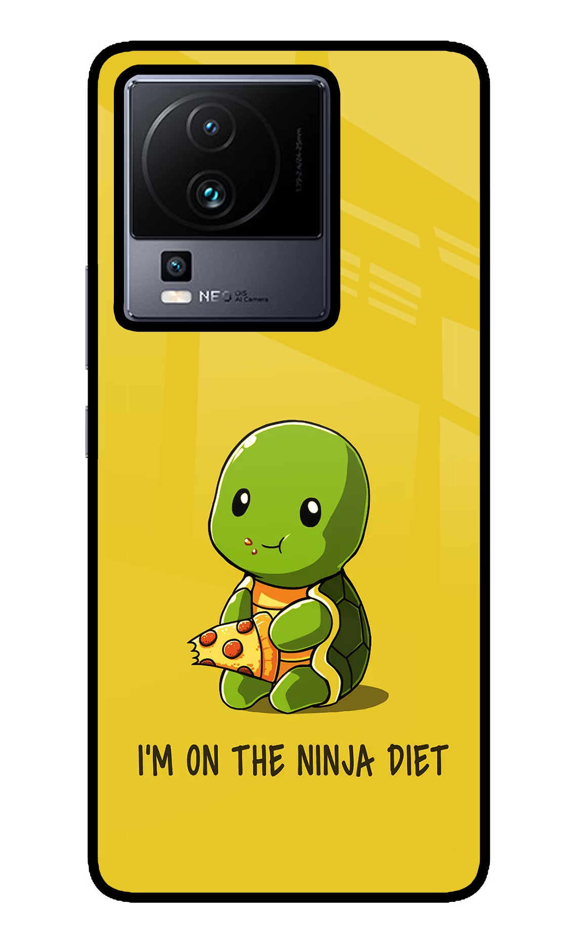 I'm on Ninja Diet iQOO Neo 7 Glass Case Back Cover by Casekaro
