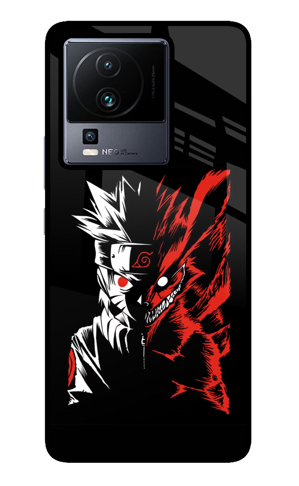 Naruto Two Face iQOO Neo 7 Glass Case