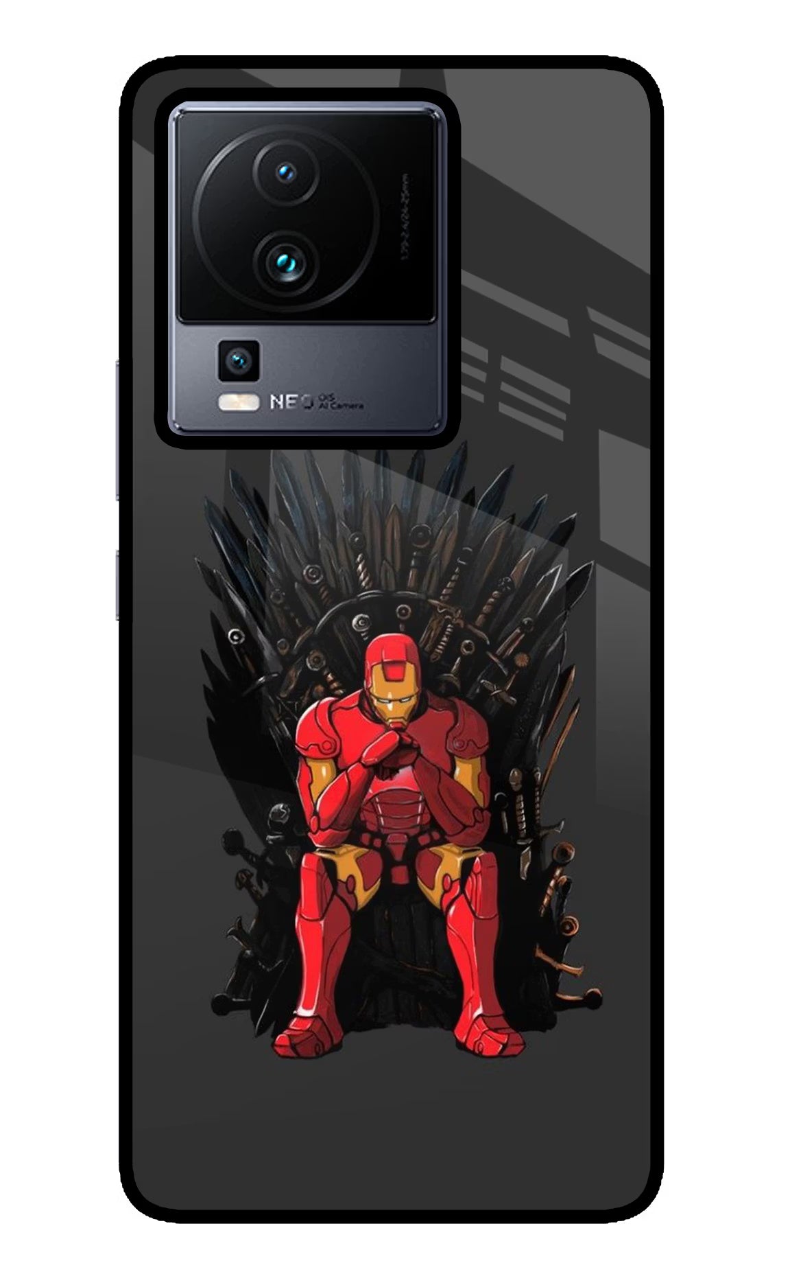 Ironman Throne iQOO Neo 7 Glass Case