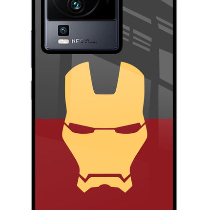 Ironman iQOO Neo 7 Glass Case Back Cover by Casekaro