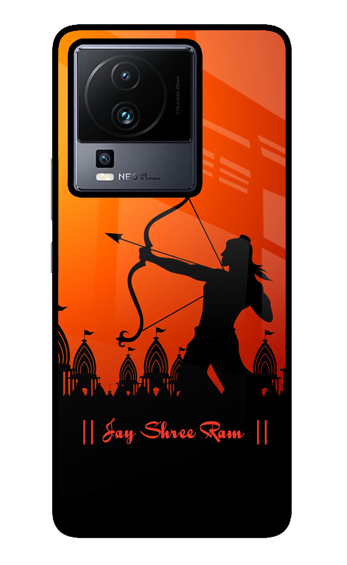 Lord Ram - 4 iQOO Neo 7 Glass Case