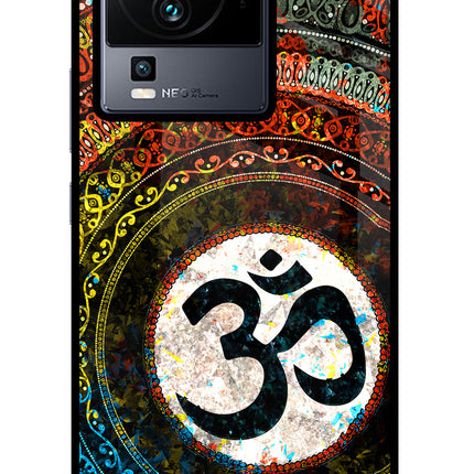 Om Cultural iQOO Neo 7 Glass Case Back Cover by Casekaro