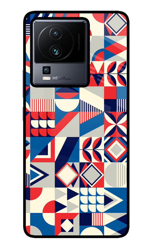 Colorful Pattern iQOO Neo 7 Glass Case