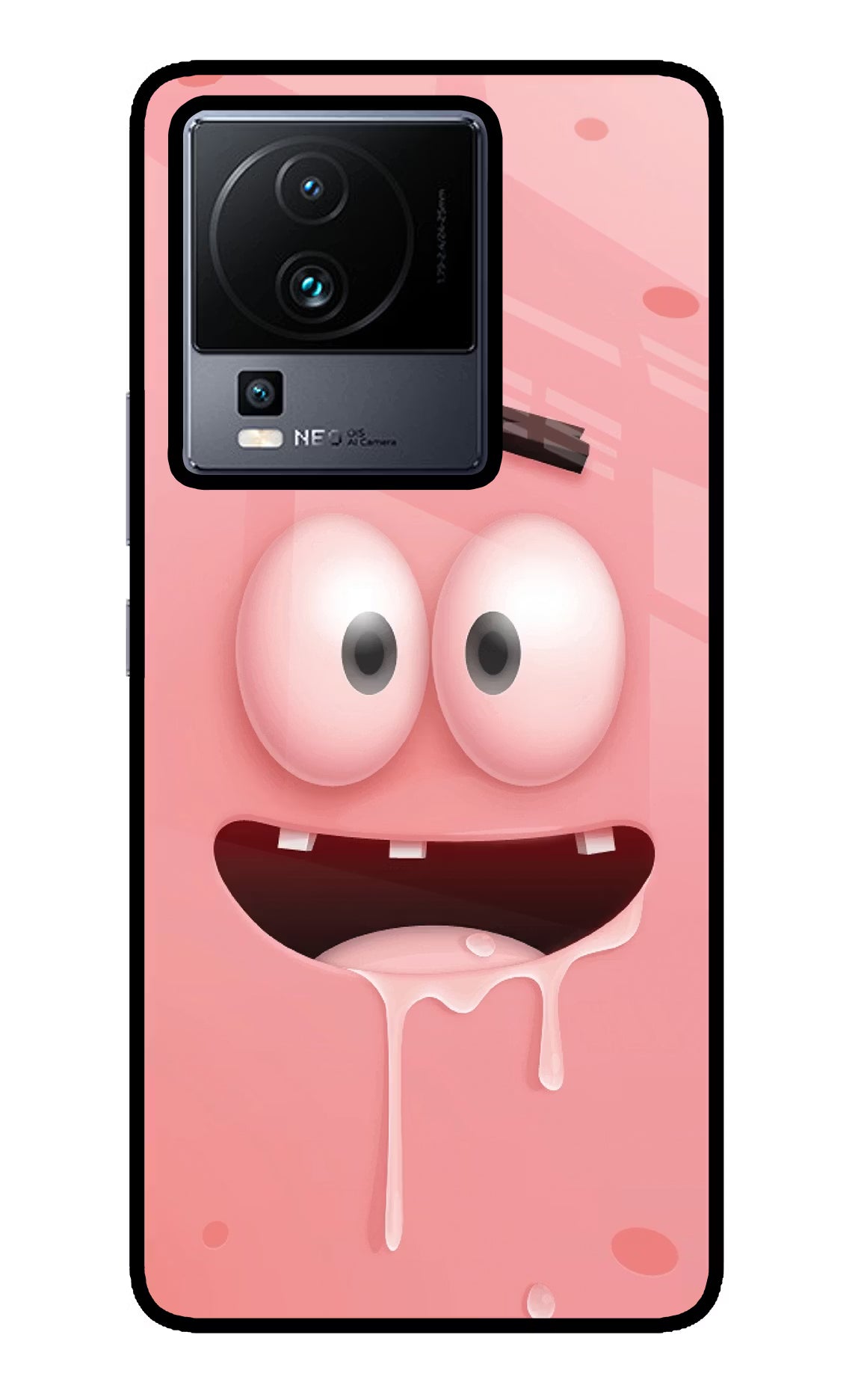 Sponge 2 iQOO Neo 7 Glass Case Back Cover by Casekaro