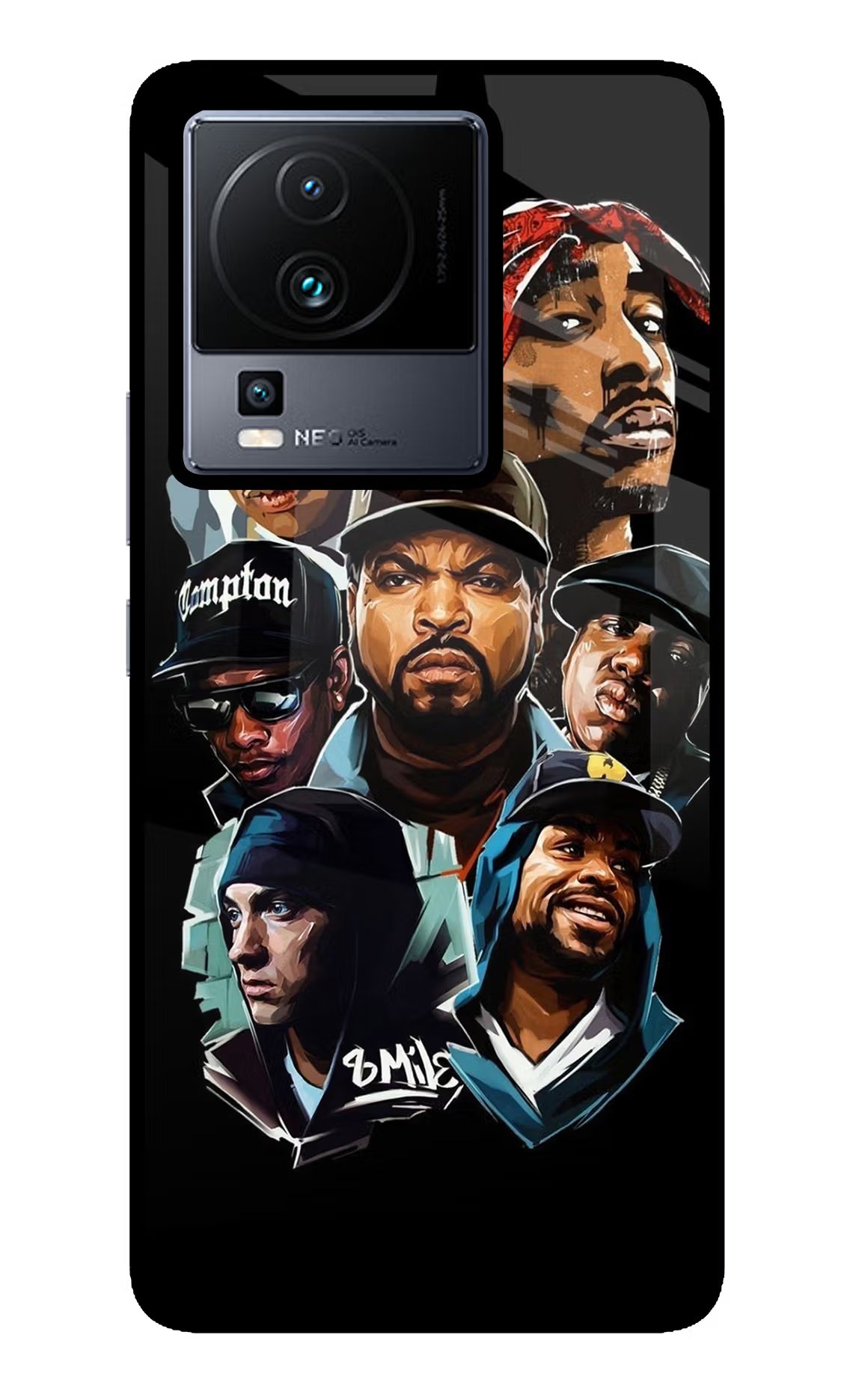 Rappers iQOO Neo 7 Glass Case