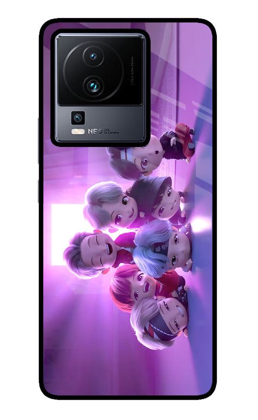 BTS Chibi iQOO Neo 7 Glass Case