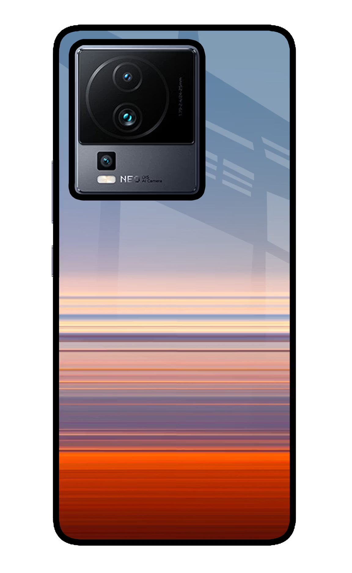 Morning Colors iQOO Neo 7 Glass Case Back Cover by Casekaro