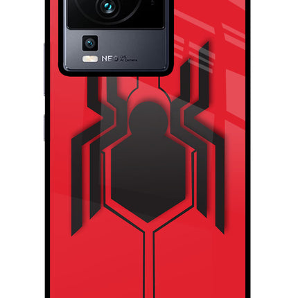 Spider iQOO Neo 7 Glass Case Back Cover by Casekaro