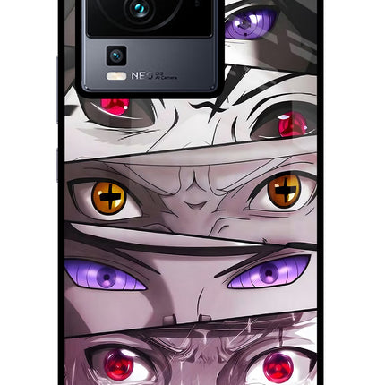 Naruto Anime iQOO Neo 7 Glass Case Back Cover by Casekaro