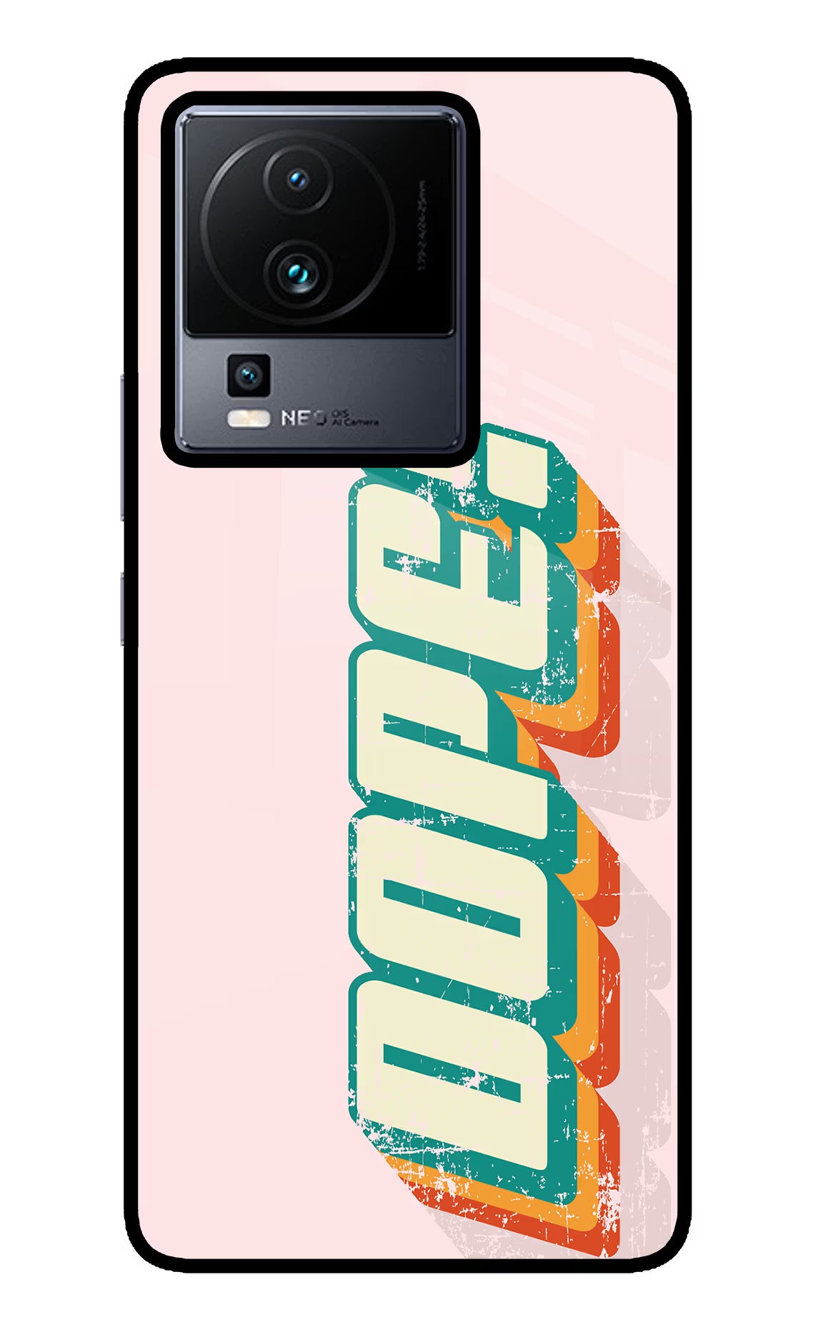 Dope iQOO Neo 7 Glass Case Back Cover by Casekaro