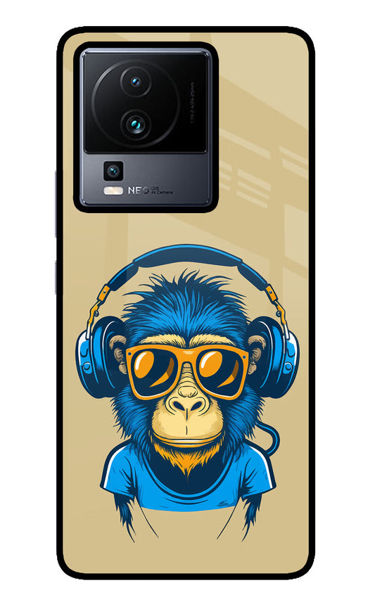 Monkey Headphone iQOO Neo 7 Glass Case