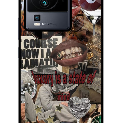 Luxury iQOO Neo 7 Glass Case Back Cover by Casekaro