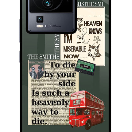 The Smiths iQOO Neo 7 Glass Case Back Cover by Casekaro
