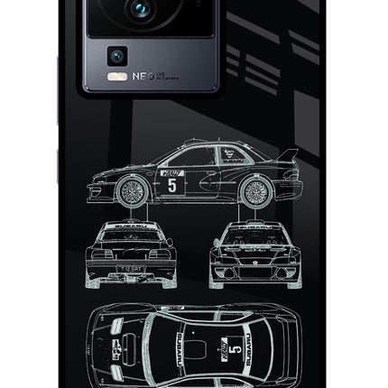 WRC'99 iQOO Neo 7 Glass Case Back Cover by Casekaro