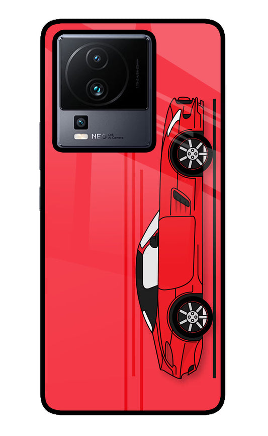 Red Velocity iQOO Neo 7 Glass Case