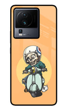Undead Biker iQOO Neo 7 Glass Case