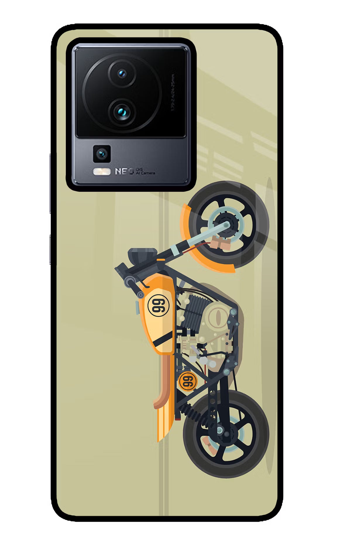 Vertical Speedster iQOO Neo 7 Glass Case