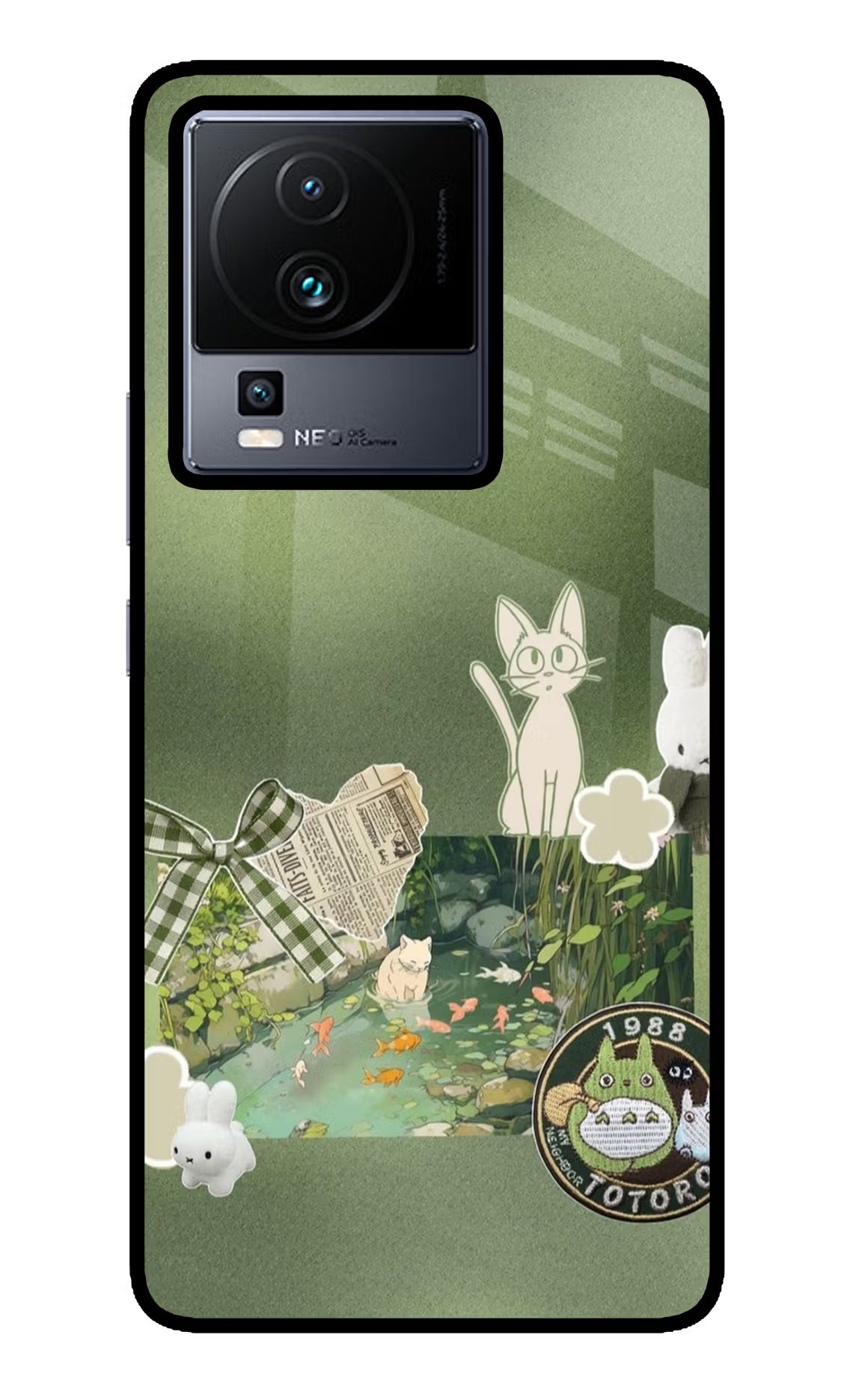 Aesthetic anime iQOO Neo 7 Glass Case