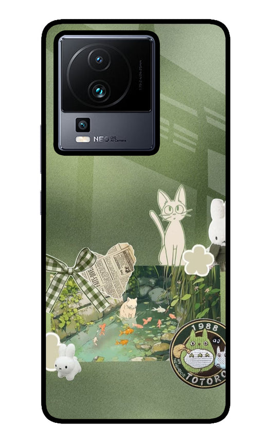 Aesthetic anime iQOO Neo 7 Glass Case