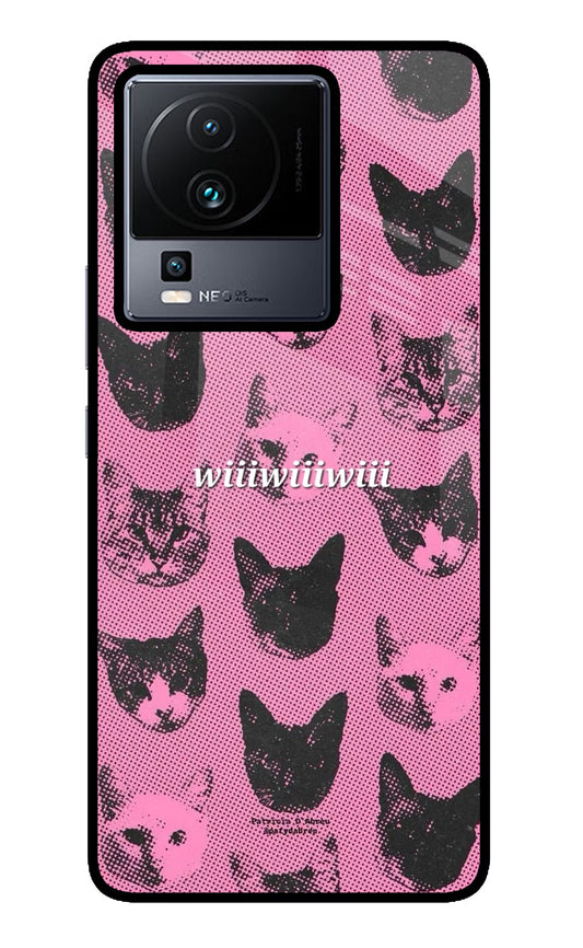 Pink Cats iQOO Neo 7 Glass Case