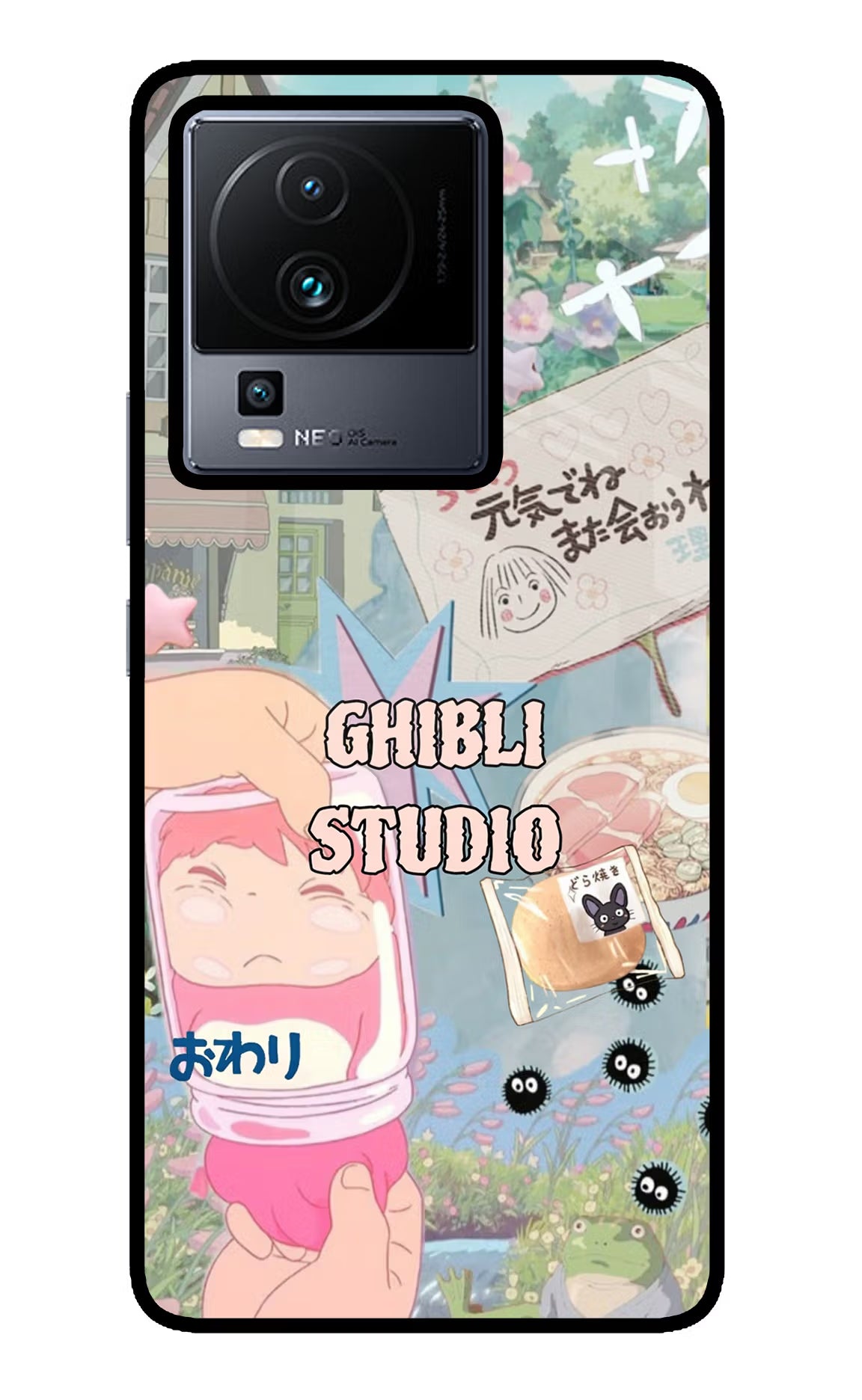 Studio Ghibli iQOO Neo 7 Glass Case