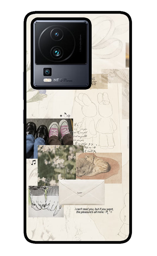 Soft Aesthetic iQOO Neo 7 Glass Case