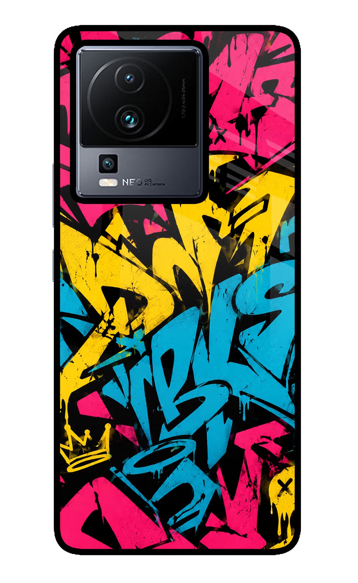 Graffiti Vibe iQOO Neo 7 Glass Case
