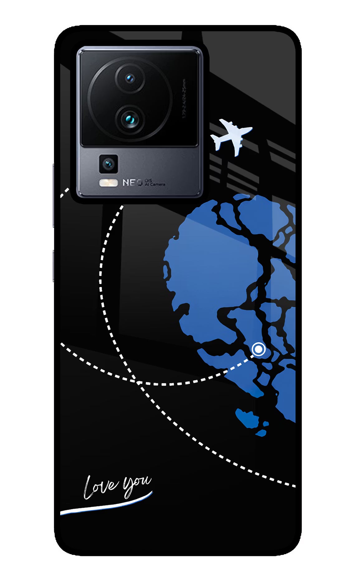 Love Orbit iQOO Neo 7 Glass Case