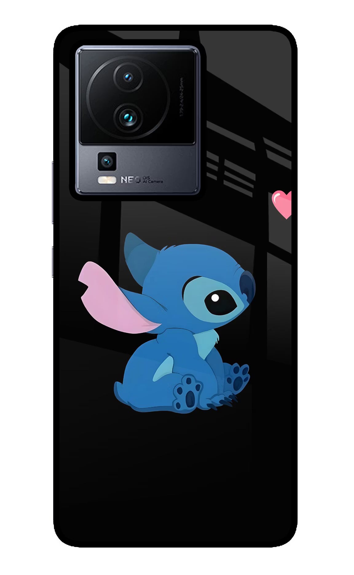 Stitch Crush iQOO Neo 7 Glass Case