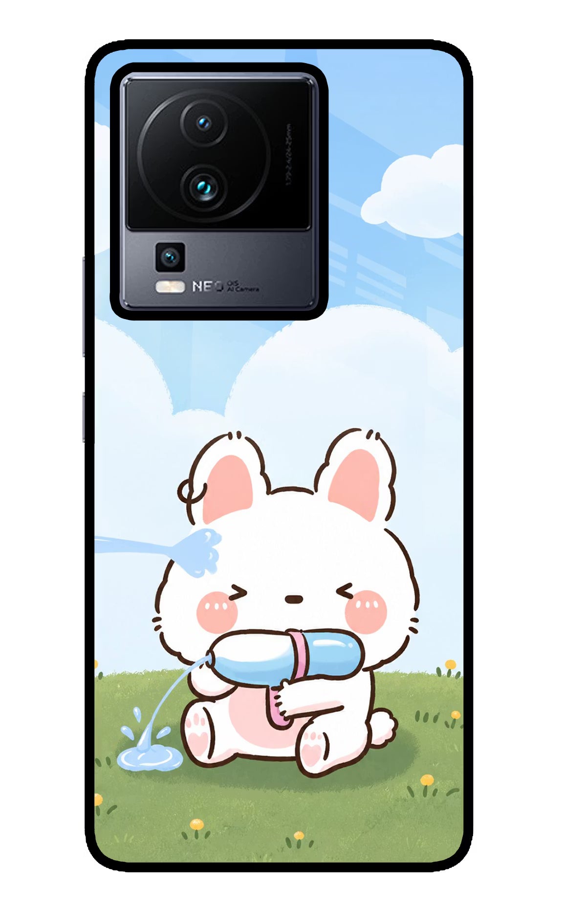 Bunny Treat iQOO Neo 7 Glass Case