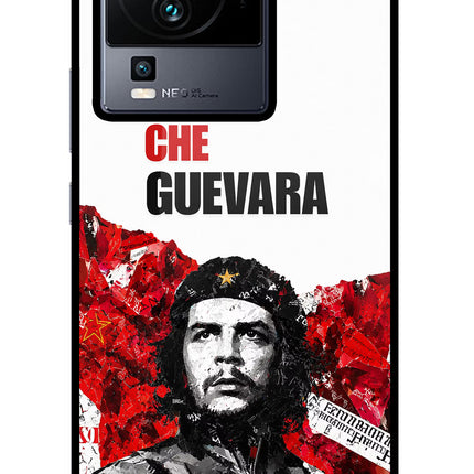 Che Guevara Revolution iQOO Neo 7 Glass Case Back Cover by Casekaro