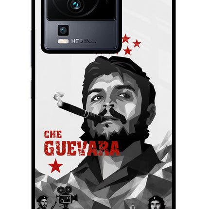 Che Guevara Iconic iQOO Neo 7 Glass Case Back Cover by Casekaro