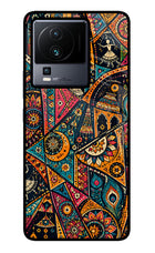 Folk Print iQOO Neo 7 Glass Case