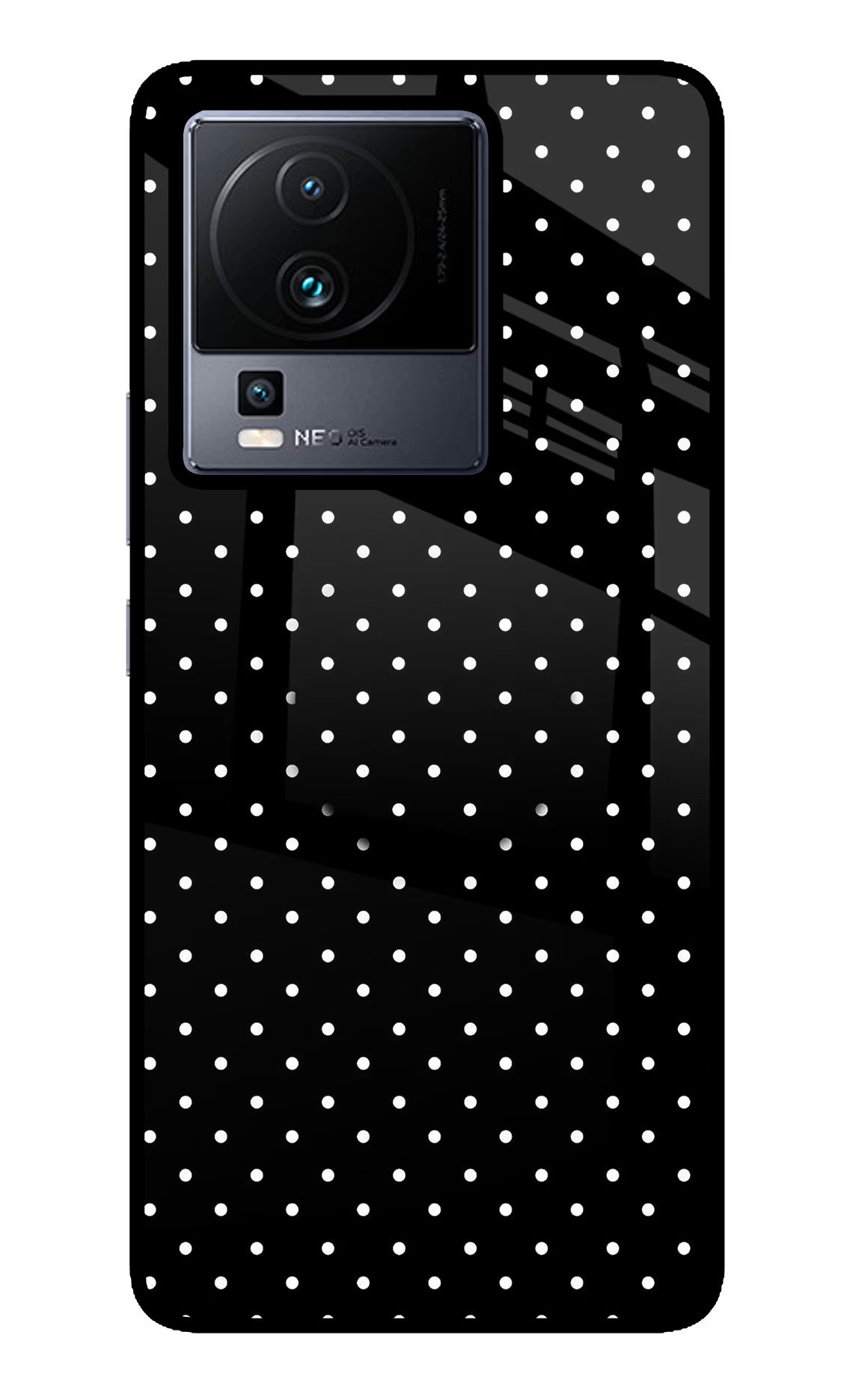White Dots iQOO Neo 7 Pop Case by Casekaro