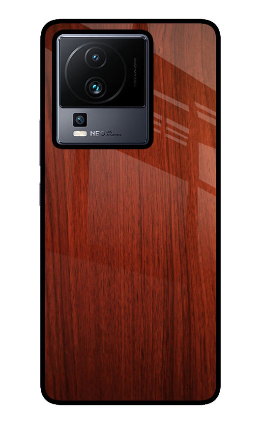 Wooden Plain Pattern iQOO Neo 7 Pro Glass Case