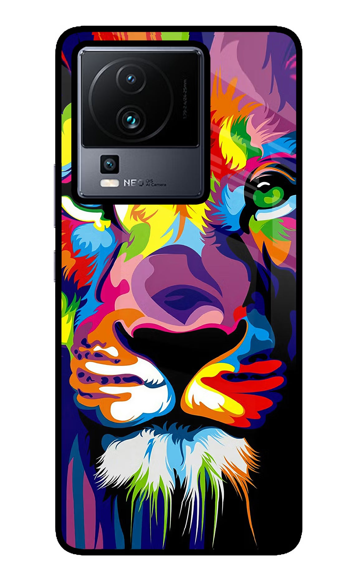 Lion iQOO Neo 7 Pro Glass Case