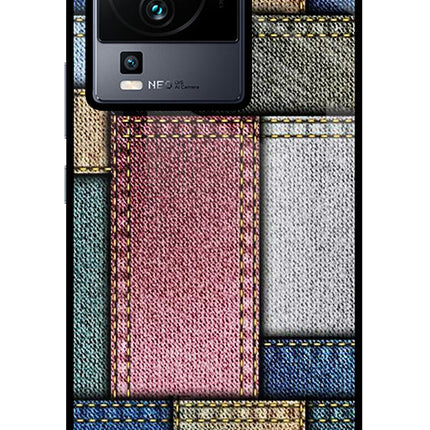 Multicolor Jeans iQOO Neo 7 Pro Glass Case