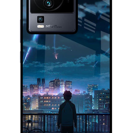 Anime iQOO Neo 7 Pro Glass Case Back Cover by Casekaro