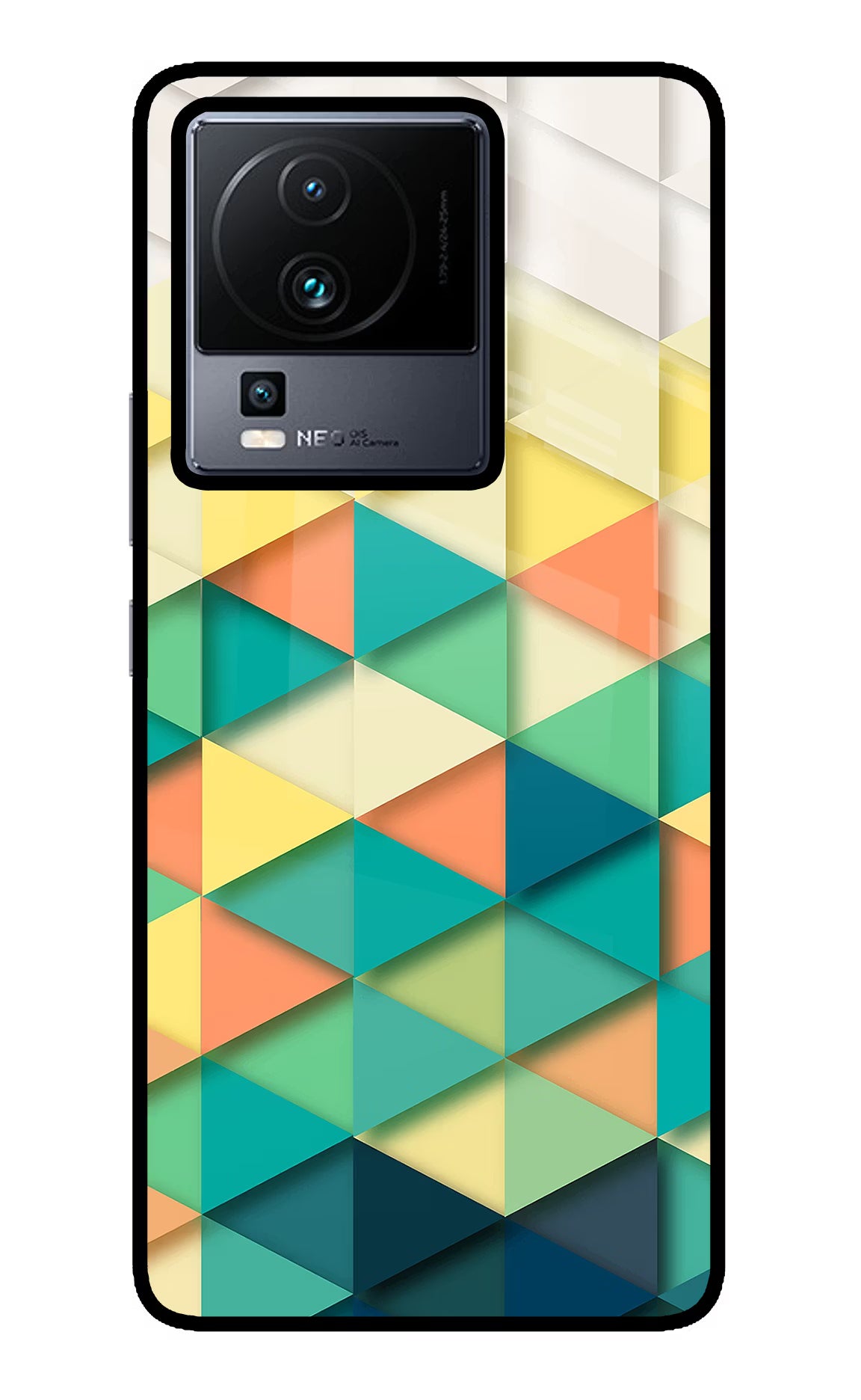 Abstract iQOO Neo 7 Pro Glass Case