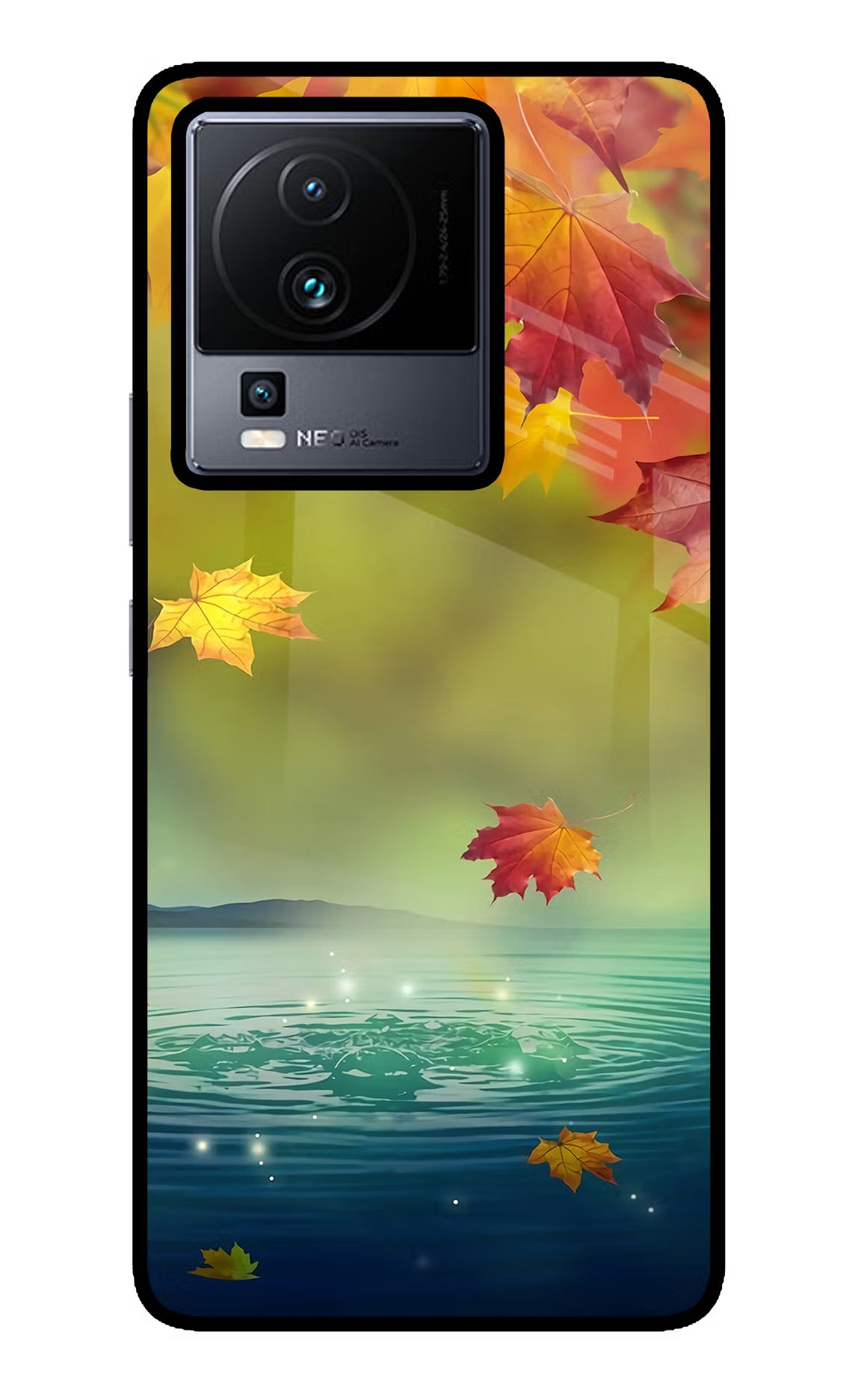 Flowers iQOO Neo 7 Pro Glass Case