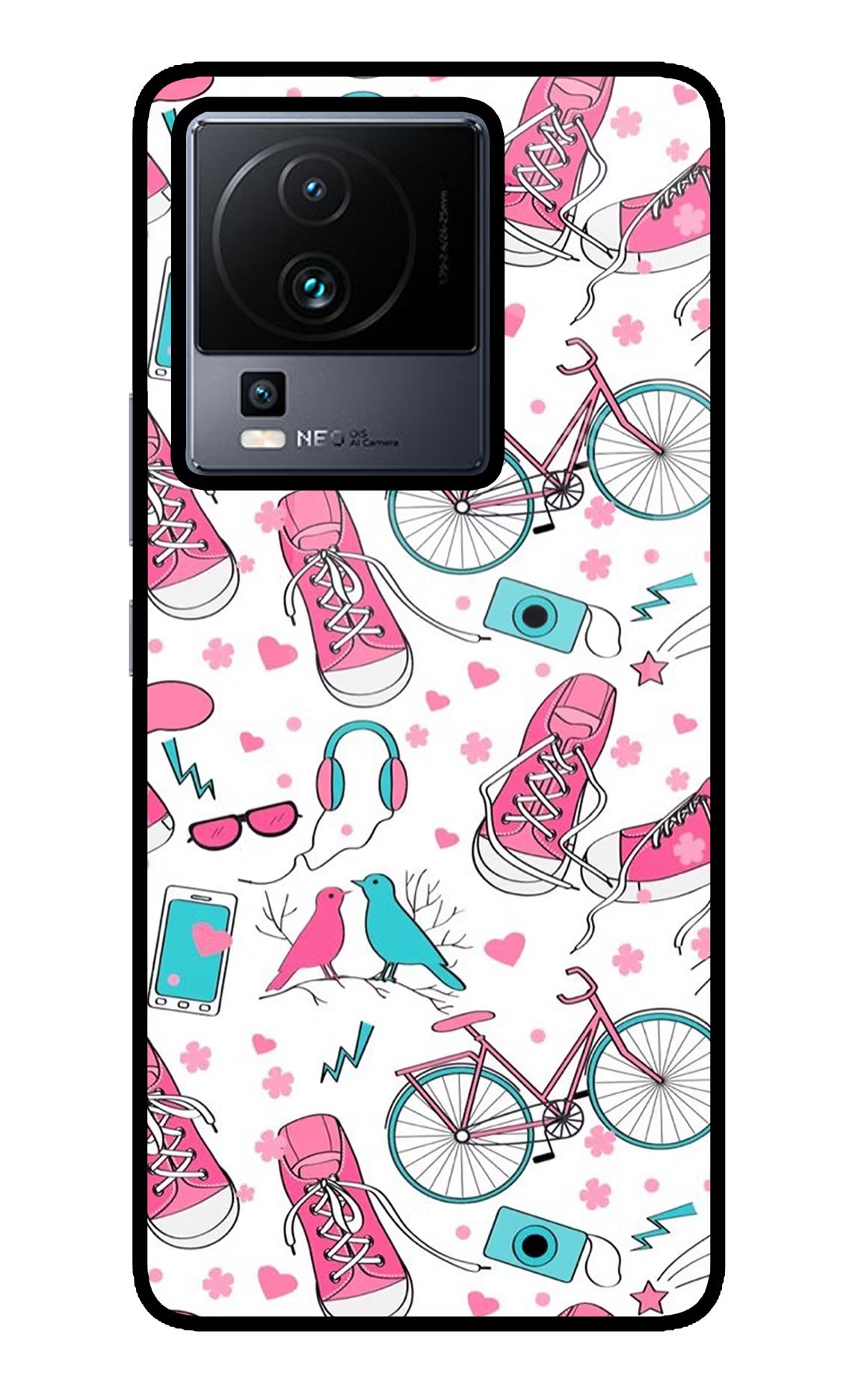 Artwork iQOO Neo 7 Pro Glass Case Back Cover by Casekaro